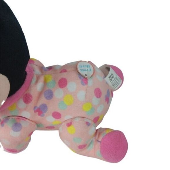 Disney Baby Minnie Mouse Musical Crawling Pal Plush By Just Play - Tested Works - Picture 4 of 5